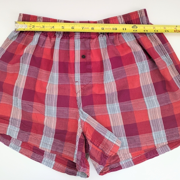 Kenneth Cole Reaction UNISEX (Size Large) Plaid Boxers Shorts / Pyjama Bottoms - Picture 8 of 12